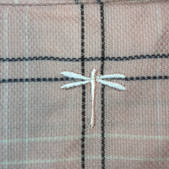 Tyler Boe Light Pink Plaid Collared Shirt sz. 10 - Picture 3 of 8